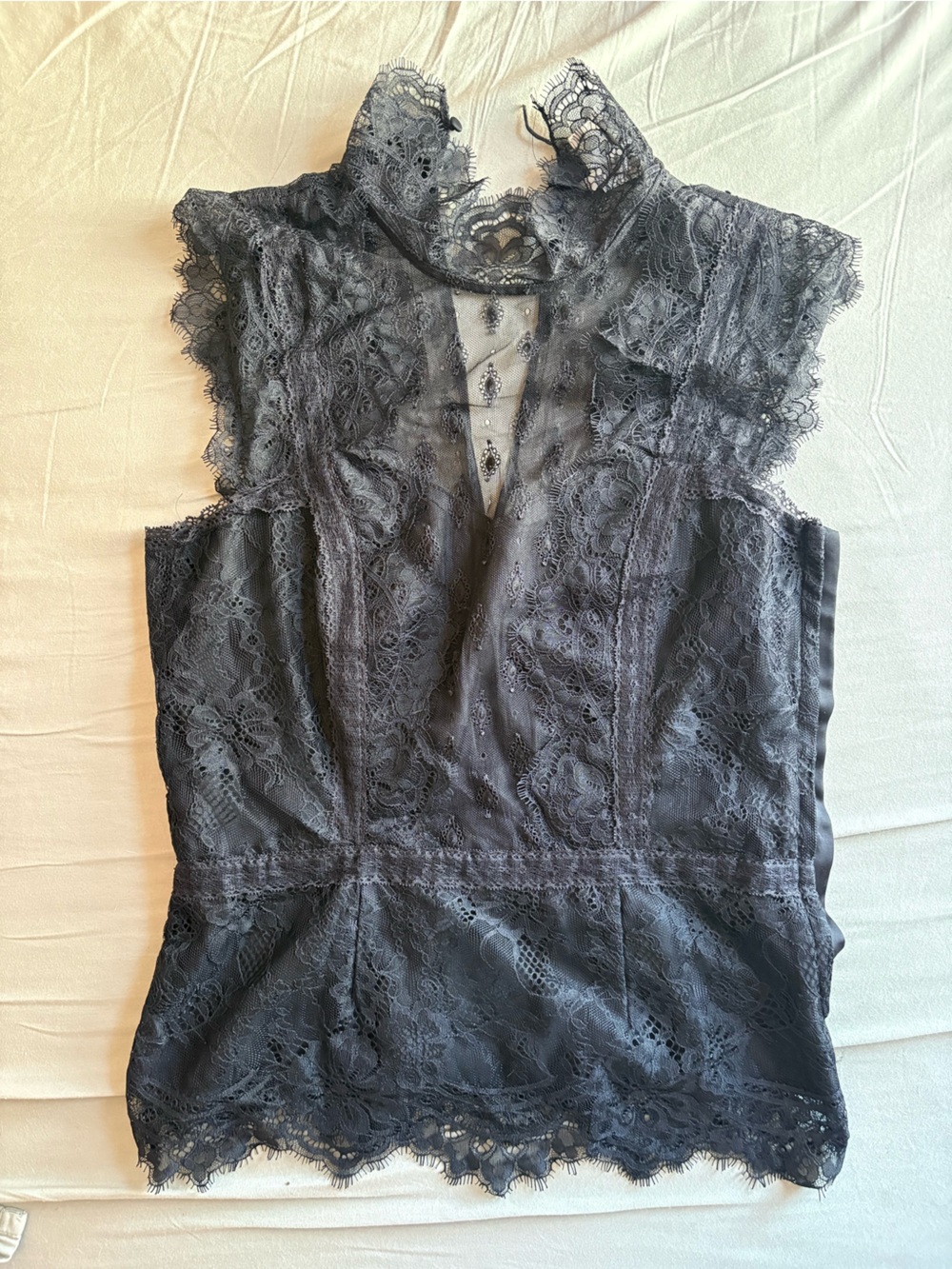 H & M Black Lace top